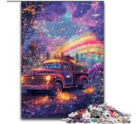 Puzzles pour Adultes 1000 pièces Camion du Ciel Nocturne Puzzles Difficiles pour Adultes pour Adolescents Jeux éducatifs Cadeaux 50x75cm