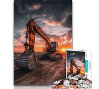 Puzzles pour Adultes 1000 pièces Camion excavateur, Aide Le Cerveau à exercer des Jouets addictifs pour cultiver la Patience Collection d'artistes, Beaux-Arts 38x26cm