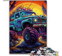 Puzzles pour Adultes 1000 pièces Camion psychédélique Puzzles pour Adultes 1000 pièces Jeu d'activités familiales pour Adolescents, Casse-tête Stimulant (Taille 50x75cm)