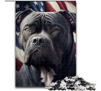 Puzzles pour Adultes 1000 pièces Cane Corso America USA Puzzle Activité de Liaison familiale, Cadeau Unique pour Les Vacances et Les Anniversaires (Taille : 26x38cm)