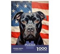 Puzzles pour Adultes 1000 Pièces Cane Corso Flag Puzzle pour Adultes - Jouet Anti-Stress - Cadeau d'anniversaire - Cadeau De Noël 70x50cm/1000pcs