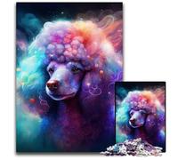Puzzles pour Adultes 1000 pièces Caniche Fantastique Puzzles pour Adultes pour Adolescents et Divertissement en Famille - Jeu de réflexion DIY Cadeau 50x75cm/19,68x29,52 Pouces
