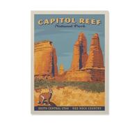 Puzzles pour Adultes 1000 Pièces，Capitol Reef，Décompression Amusant Puzzle Intellectuel Jeu De Puzzle Jouets Cadeau pour Adultes Enfants Familles（50x70cm）-HR56