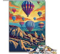 Puzzles pour Adultes 1000 pièces Cappadoce Turquie, pour 14 Ans et Plus Un Jeu Stimulant à Offrir à Toute la Famille et aux Amis 26x38cm