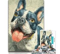 Puzzles pour Adultes 1000 pièces Carlin Fantastique Difficile, Jeu Stimulant et Jeu Familial avec Affiche et fiche de Questions-réponses Assorties 38x26cm