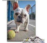 Puzzles pour Adultes 1000 pièces Carlin Jouant au Tennis, Aide Le Cerveau à exercer des Jouets addictifs pour cultiver la Patience et améliorer la mémoire (Taille 50x75cm)