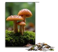 Puzzles pour Adultes 1000 pièces Champignons après la Pluie Motif Assemblage Aide Le Cerveau à exercer Jouets addictifs pour cultiver la Patience 1000 pièces (75 x 50 cm)