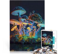 Puzzles pour Adultes 1000 pièces Champignons Magiques Séjour Anti-Stress pour Tuer Le Temps De Superbes Cadeaux et Jouets 75x50cm