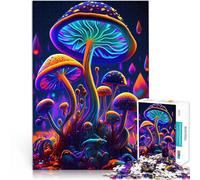 Puzzles pour Adultes 1000 pièces Champignons trippants 1 Entraînez Votre Cerveau et Vos Mains Œuvre d'art 52x38cm