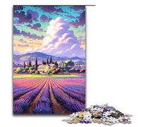 Puzzles pour Adultes 1000 pièces Champs de Lavande en Provence France Puzzle Maison Jeux éducatifs Jouets DIY Excellent Cadeau pour Les Jeux 1000 pièces (75 x 50 cm)