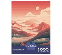Puzzles pour Adultes 1000 Pièces Charming Landscape Puzzle pour Adultes Jeux De Famille Vacances À La Maison Jeu Stimulant Cadeaux 38x26cm/1000pcs