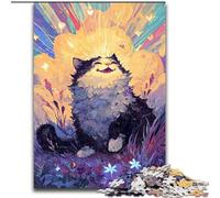 Puzzles pour Adultes 1000 pièces Chat de rêve Magique Puzzle 1000 pièces pour Adultes Idéal pour la décoration de la Maison et du Bureau, Cadeau Parfait pour Un Anniversaire (Taille 50x75cm)