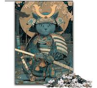 Puzzles pour Adultes 1000 pièces Chat Ninja, Aide Le Cerveau à exercer des Jouets addictifs pour cultiver la Patience et améliorer la mémoire (Taille 50x75cm)