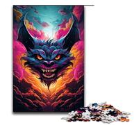Puzzles pour Adultes 1000 pièces Chauve Souris par SplattersDe Nombreux Nuages épais et colorés sur Le côté Jouet Jeu intellectuel Idéal comme Cadeau pour Toute la Famille 75x50cm