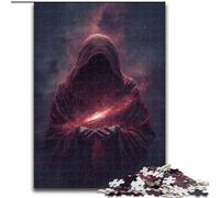 Puzzles pour Adultes 1000 pièces Chevalier mystérieux pour Les Adolescents, Les Couples et Les Amis pour Les Anniversaires et Noël 50x75cm