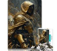 Puzzles pour Adultes 1000 pièces Chevaliers médiévaux Puzzles pour Adultes, Jeux Amusants en Famille, idéal comme Cadeau pour Toute la Famille (Taille 75x50cm)