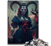 Puzzles pour Adultes 1000 pièces Chèvre Diable Jouets Jeux éducatifs Soulagement du Stress Convient pour la décoration de Bureau 26x38cm