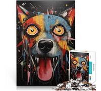 Puzzles pour Adultes 1000 pièces Chien Acrylique épique Défi Difficile pour soulager Le Stress Bon Cadeau 75x50cm