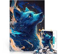 Puzzles pour Adultes 1000 pièces Chien Border Collie Adorable Fait de Bois Convient aux Personnes âgées de 14 Ans et Plus Jouets Jeux Éducatifs Anti-Stress Don d'œuvres d'art。Taille：50x75cm