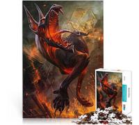Puzzles pour Adultes 1000 pièces Chien de l'enfer Jouet éducatif intellectuel décompressant Cadeau d'anniversaire, Cadeaux 52x38cm