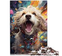 Puzzles pour Adultes 1000 pièces Chien d'eau Espagnol Puzzle Difficile 26 x 38 cm Collection d'artistes Beaux-Arts pour Adolescents à partir de 14 Ans