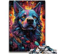 Puzzles pour Adultes 1000 pièces Chien mécanique coloré pour et à partir de 14 Ans Jouets de Jeu Car C'est Un pour Toute la Famille 50x75cm