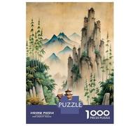Puzzles pour Adultes 1000 Pièces Chinas Classical Paintings Puzzles pour Adultes Jeu Manuel Anti-Stress Cadeaux De Réduction du Stress 52x38cm/1000pcs