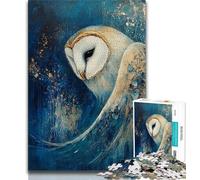 Puzzles pour Adultes 1000 pièces Chouette Fantastique 1000 pièces pour Adultes, Jouets éducatifs Anti-Stress, Cadeaux pour Amis et Famille (Taille 75x50cm)