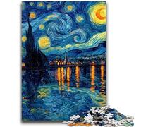 Puzzles pour Adultes 1000 pièces Ciel étoilé Bateau Jouet éducatif intellectuel décompressant Superbes Cadeaux et Jouets 50x75cm