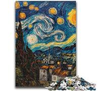 Puzzles pour Adultes 1000 pièces Ciel étoilé Rue Anti-Stress Défi Difficile Décoration d'intérieur Unique et Cadeaux 50x75cm