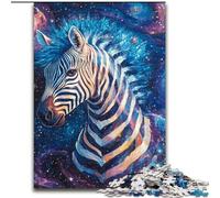 Puzzles pour Adultes 1000 pièces Ciel étoilé Zèbre, Casse-tête pour décoration Murale, Cadeaux d'anniversaire et de Noël Uniques pour Les 14 Ans (Taille 50x75cm)