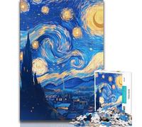 Puzzles pour Adultes 1000 pièces Ciel Nocturne Bitcoin, Jeu Stimulant et Jeu éducatif en Famille pour Anniversaire, Noël 38x26cm