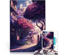 Puzzles pour Adultes 1000 pièces Cité Fleurie Difficile à réaliser mais Amusant et Humoristique Jeu de défi Unique 75x50cm