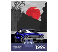 Puzzles pour Adultes 1000 Pièces Classic Car Puzzle pour Adultes - Jouets À Monter Soi-même - Décoration Parfaite - Cadeaux Uniques pour Anniversaires Et Noël 70x50cm/1000pcs