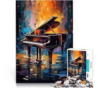 Puzzles pour Adultes 1000 pièces Clavier de Piano coloré Réduction du Stress intéressante Cadeaux du Père Noël Secret 75x50cm