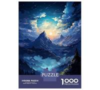 Puzzles pour Adultes, 1000 Pièces, Clouds in Sky Illustration Puzzles Adolescents, Jeu de Main, Défi Difficile, Jeu sophistiqué, Cadeaux 70x50cm/1000pcs