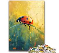 Puzzles pour Adultes 1000 pièces Coccinelle à Sept Points pour Les 14 Ans et Plus Cadeaux intéressants pour la réduction du Stress pour Les Amis et la Famille 50x75cm
