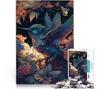 Puzzles pour Adultes 1000 pièces Colibri Folklorique Jouets de Divertissement Familial est idéal comme Cadeau pour Toute la Famille 38x26cm
