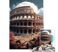 Puzzles pour Adultes 1000 pièces Colisée de Rome Puzzles à Monter soi-même Jeu de Puzzle Difficile Offre spéciale pour Toute la Famille (Dimensions 38x26cm)