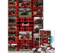 Puzzles pour Adultes 1000 pièces, Collage de tracteurs, 1000 pièces pour Adultes, Jouets éducatifs Anti-Stress, Cadeaux pour Amis et Famille (Taille 38x26cm)