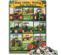 Puzzles pour Adultes 1000 pièces Collage de tracteurs Difficiles Aidez Le Cerveau à exercer Jouets addictifs pour cultiver la Patience Convient aux Couples 50x75cm