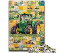 Puzzles pour Adultes 1000 pièces Collage de tracteurs pour et 14 Ans et Plus Jeu Impossible Cadeau d'anniversaire de Noël 26x38cm