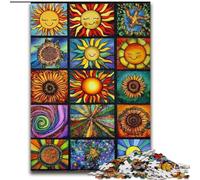 Puzzles pour Adultes 1000 pièces, Collage Difficile du Soleil, Jouets éducatifs et éducatifs, Jeux familiaux, Cadeaux d'anniversaire et Cadeaux Uniques (Taille 26x38cm)