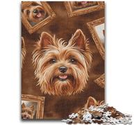 Puzzles pour Adultes 1000 pièces, Collage Difficile du Yorkshire Terrier, Jeux éducatifs, Jouets à Faire soi-même, idéal comme Cadeau pour Toute la Famille, 38x26cm