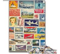 Puzzles pour Adultes 1000 pièces, Collage du Monde Difficile, Jouets éducatifs et éducatifs, Jeux familiaux, Anniversaires et Cadeaux Uniques (Taille 26x38cm)