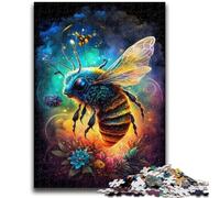 Puzzles pour Adultes 1000 pièces Color Bee Family Game Stress Relief Difficult Challenge Artists Collection, Beaux-Arts 38x26cm
