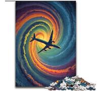 Puzzles pour Adultes 1000 pièces Color Plane Puzzle 1000 pièces pour la Famille et Les Amis, défi cérébral (Taille 26x38cm)