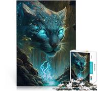 Puzzles pour Adultes 1000 pièces Conte de fées Cougar Jouets éducatifs d'apprentissage Renforcer l'amour Entre Les Couples 38x26cm
