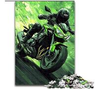 Puzzles pour Adultes 1000 pièces Cool Moto Puzzle en Carton Cadeau de Noël, idéal pour Bureau, Chambre, Salon Décoration Taille 26X38CM