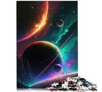 Puzzles pour Adultes 1000 pièces Cosmic Challenging Game Toys 26x38cm Stress Relief Difficult Challenge for Teenager Age 14+